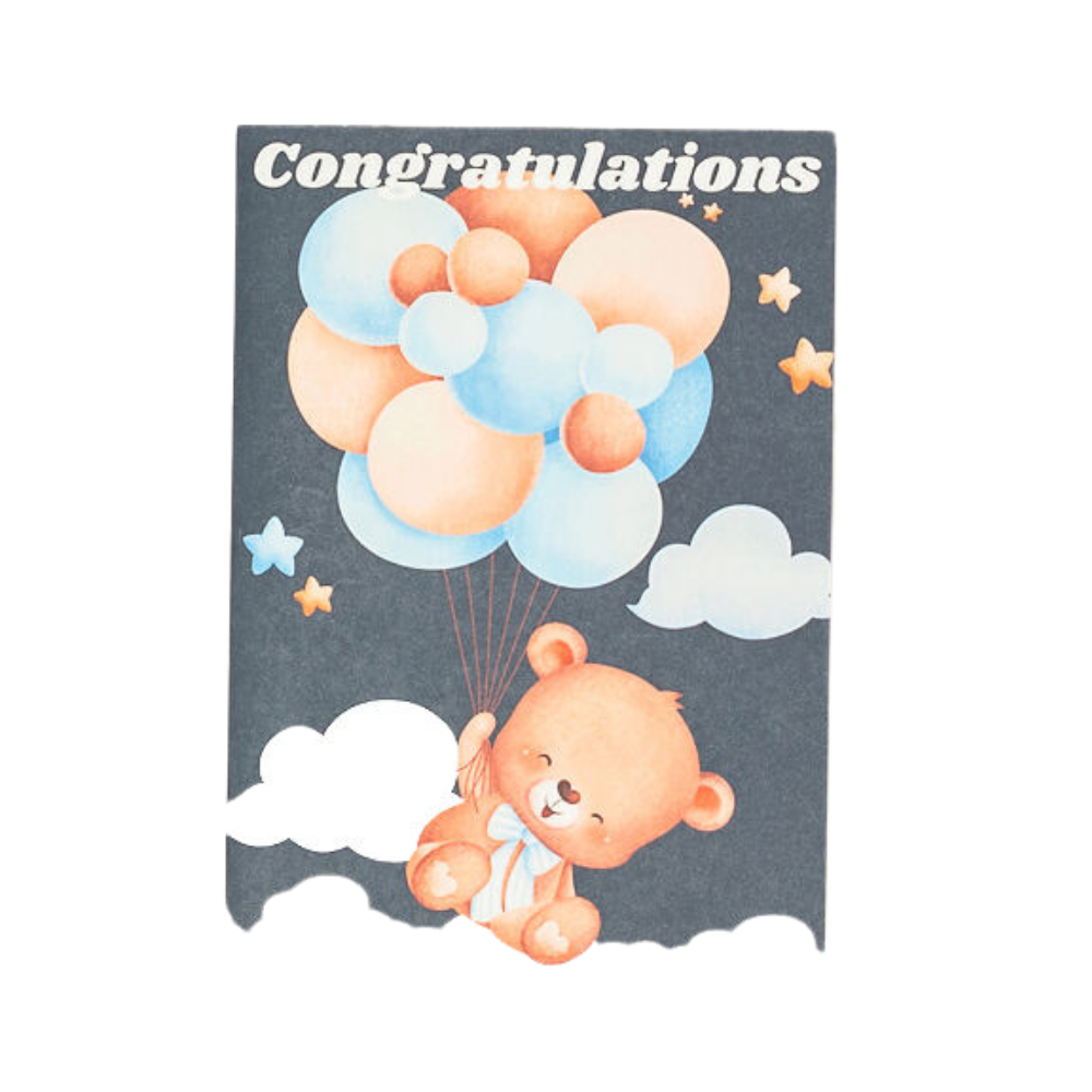 Baby greeting cards for welcoming a new baby and celebrating new parents