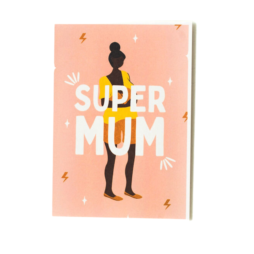 Super Mom Greeting Card