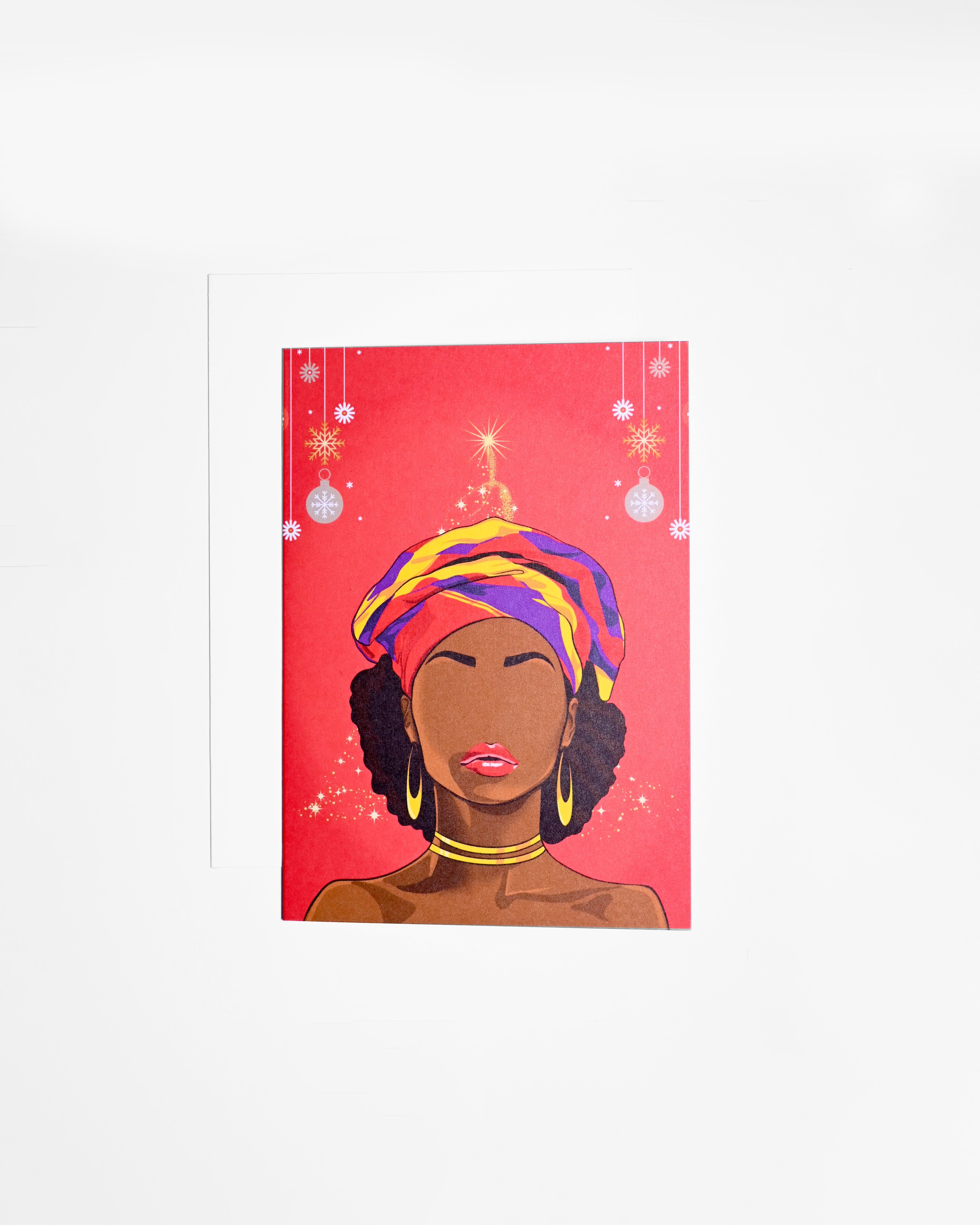 Woman with Crown - Holiday Greeting Card