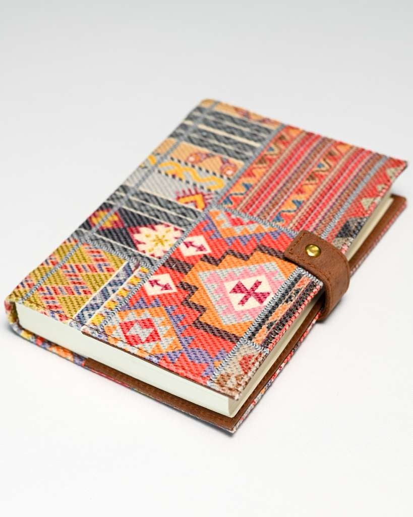 The Woven Collection - Handmade Kelim Refillable Journal/Notebook