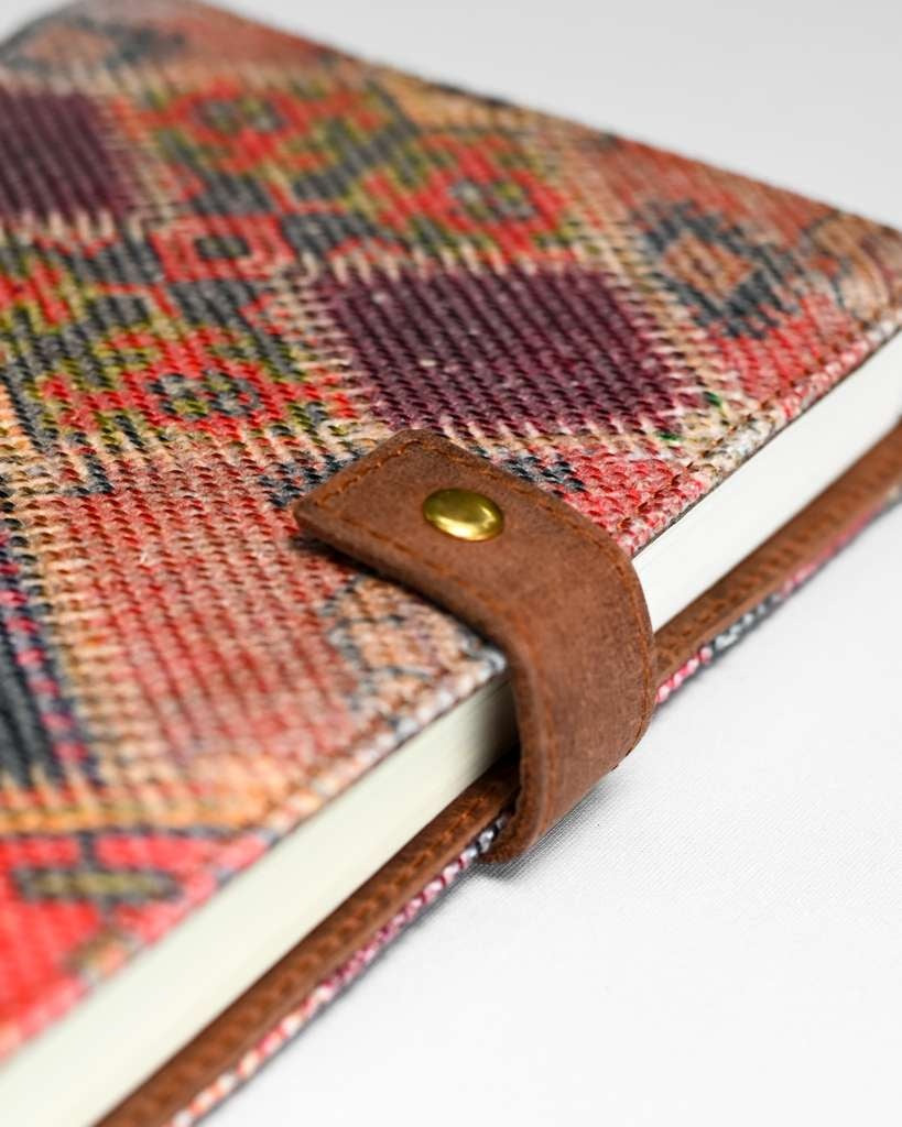 The Woven Collection - Handmade Kelim Refillable Journal/Notebook