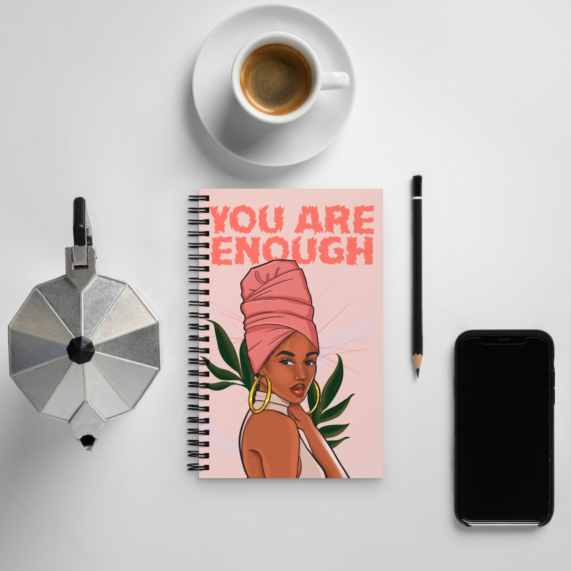 Enough Vybz Spiral notebook