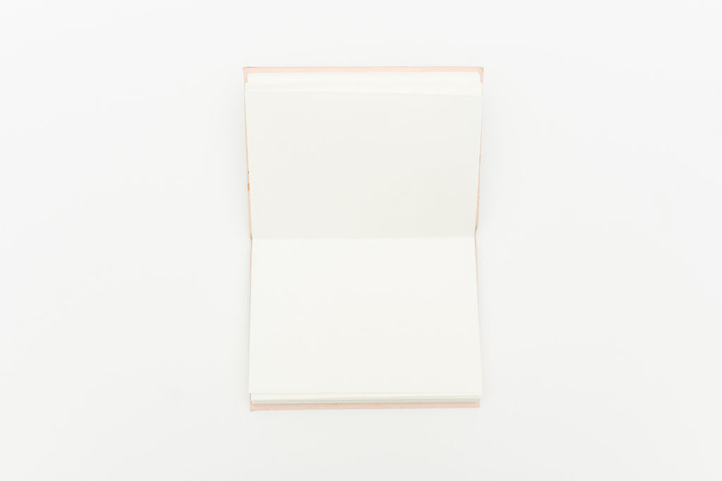 Embossed Buffalo Leather Journal/Notebook - Sable