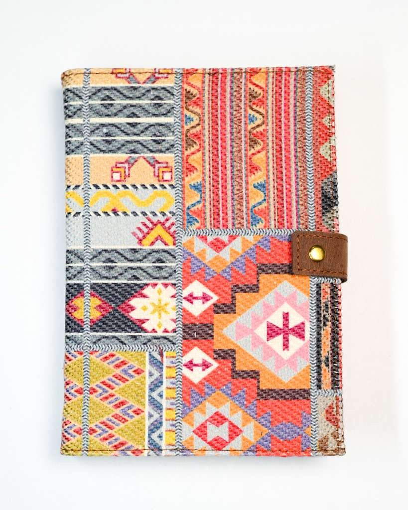 The Woven Collection - Handmade Kelim Refillable Journal/Notebook