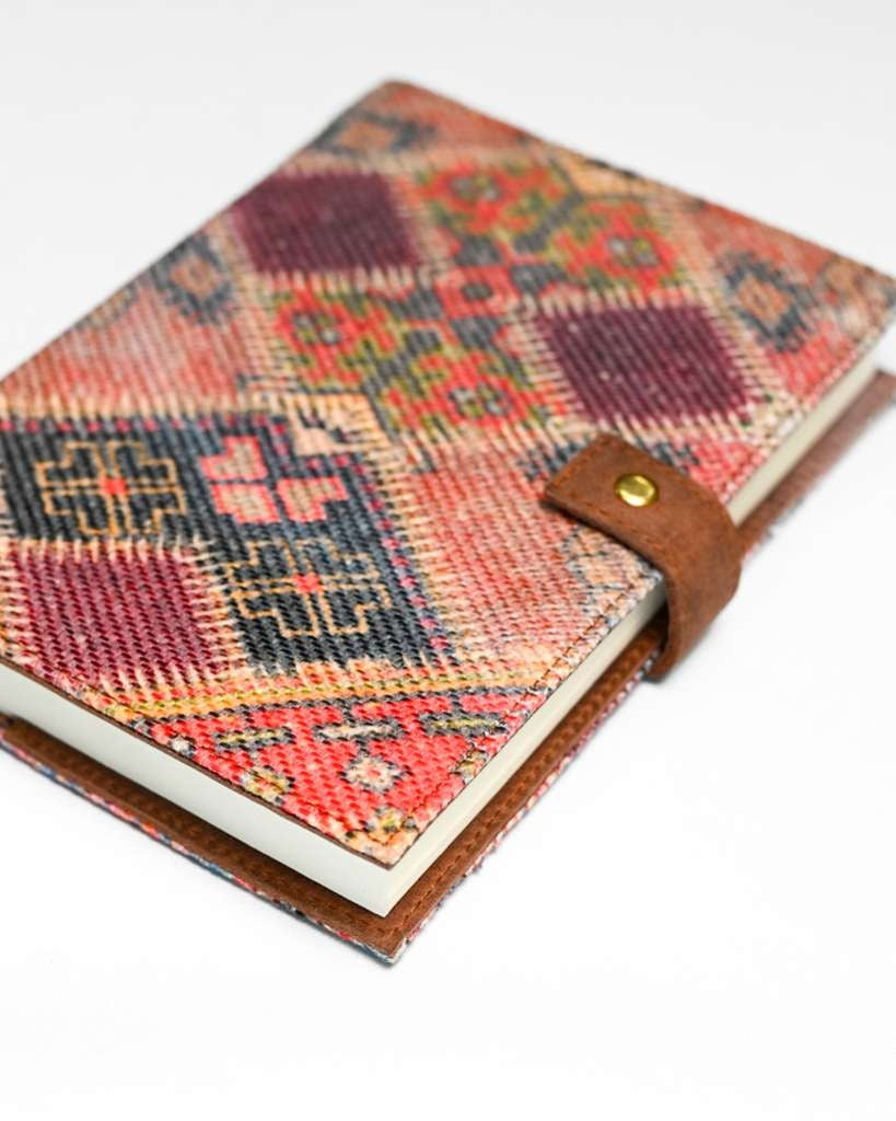 The Woven Collection - Handmade Kelim Refillable Journal/Notebook